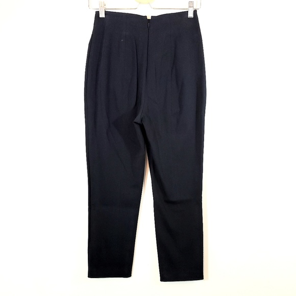 NWT BCBGMAXAZRIA Pleated High Waist Cropped Pants - Picture 3 of 7